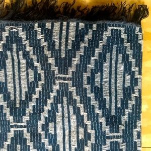 Beautiful indigo Madewell scarf
